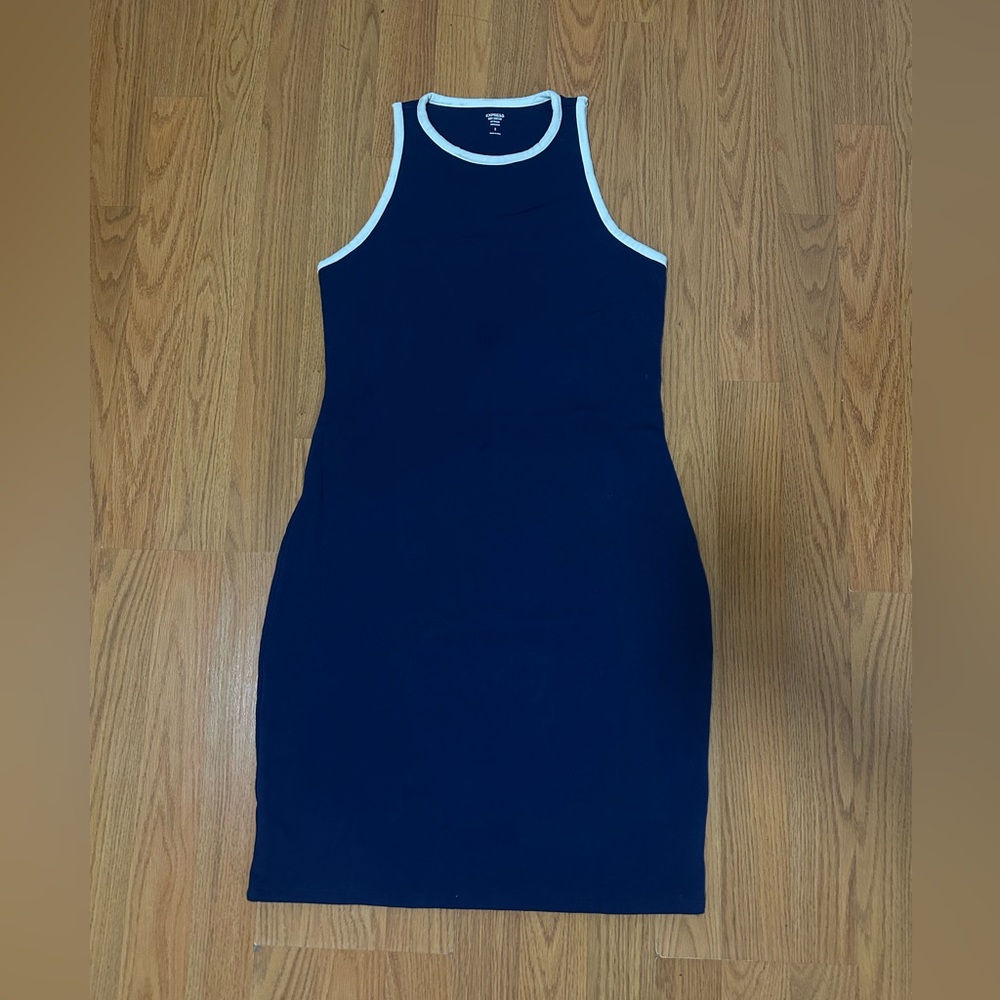 Express navy blue  Body Contour dress size S